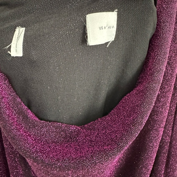 Petal & Pup Santiago Off Shoulder Purple Midi Dress - Picture 4 of 9